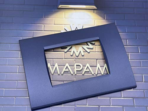 TOT ELECTRIC Placche Compatibili con Bticino LIVING LIGHT placca 3 4 7 moduli vari colori per supporti LN4703 e N4703 (7 posti, T10 - blu navy)