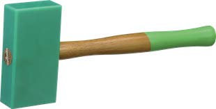 Kunststoffhammer, Polydur, eckig; 01678155
