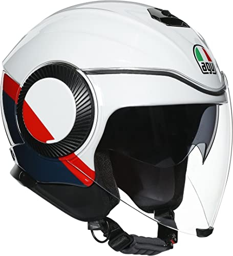 AGV Herren 8051019340436_214821A2L0_011_XS Motorrad Helm, Schwarz