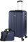 ITACA - Valises. Lot de Valise Rigides 4 roulettes - Valise Grande Taille, Valise soute Avion, Bagages pour Voyages.Ensemble Valise Voyage. Verrouillage à Combinaison, Bleu Marine