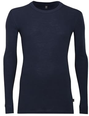 Dilling Merino Langarmshirt Herren – Thermoshirt Langarm Unterwäsche | 100% Bio-Merinowolle, temperaturregulierend & atmungsaktiv – wärmender Baselayer für Outdoor, Sport und Alltag