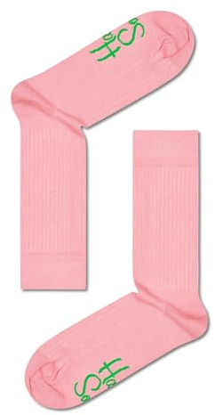 Happy Socks - Crew Socks (Size L) ~ Solid Rib 1