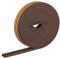 HELPMATE – Dichtungsband selbstklebend für Fenster & Türen – Fensterdichtung/Türdichtung zum Isolieren von Spalten mit 2,5 bis 5 mm Breite – Dichtband 9 x 5,5 mm (P-Profil | 12 Meter | Braun)