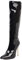 Bviennic Donna Appuntito Vernice Stivali Alti Zip Laterale Uomini Festa Tacco A Spillo Moda Stivali Equitazione Sposa Nero Numero 38 EU-39Cn