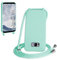 WenBaby Handykette für Samsung Galaxy S8 Hülle mit Band,Handyhülle mit Schnur zum Umhängen Silikon Seil Necklace Schutzhülle mit Kordel Tasche Case TPU Bumper für Galaxy S8- Pfefferminzgrün