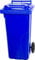 PROREGAL 2-Rad-Mülltonne MGB | HDPE-Kunststoff | HxBxT 94,5x48x54cm | Fassungsvermögen 120 Liter | Blau | Mülltonne, Müllgroßbehälter, Mülleimer, Abfalltonne, Müllbehälter, Universaltonne