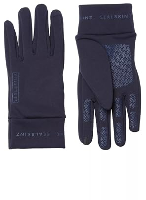 SEALSKINZ Acle Nano-Fleece-Handschuhe, wasserabweisend, für Kaltwetter, Marineblau, Größe S