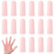 Ouligay 16 Stück Gel Fingerlinge mit Luftlöchern Silikon Fingerschützer Atmungsaktive Silicone Finger Protectors Gel Finger Cots Silikon Fingerkappen Finger Spitzenabdeckungen