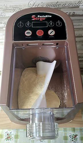 Sirge Pasterpane Pétrisseur et machine à pâtes fraîches aux œufs 3 en 1 Pâte à Pain Pizza – 22 bandes – 1 kg – 300 W