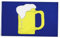 Sosoport 90x150cm Bier Glas Flagge Bunte Streifen Bar Festival Flagge Stine Stolz Jedermanns