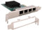 Yheonver Cartes réseau adaptateur réseau/Ethernet/LAN Carte réseau PCI-E Realtek RJ45 Internet Ethernet Gigabit Carte réseau 4 ports