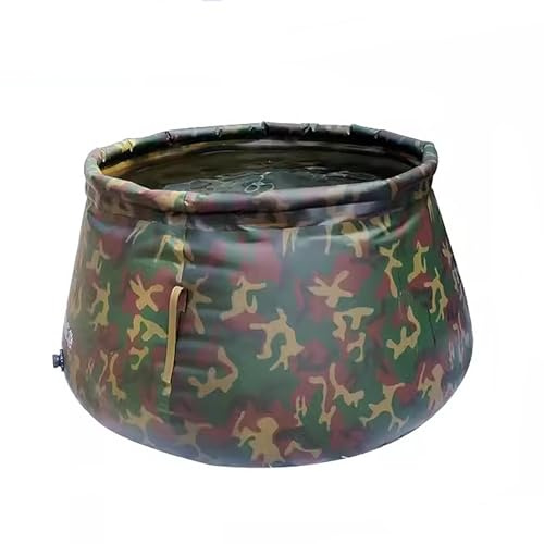 Contenitore for acqua pieghevole da 2000 litri, serbatoio flessibile for collettore di barili di acqua piovana, di raccolta dell'acqua for giardinaggio, edilizia agricola all'aperto, irrigazione(Color