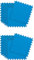 Crystals Pool Floor and Ground Protection Mat, 48 sq ft coverage, 0.4cm thick, Blue (2 Pack)