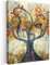 MuchoWow© Impressions sur Toile 30x40 cm Deco Tableau Murale Decoration Salon Peinture Reproductions de Tableaux Chambre Toiles Maison Art - Arbre De Vie - Botanique - Abstrait