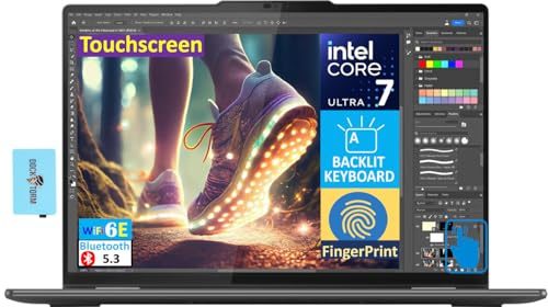 Lenovo Yoga 7i 2-in-1 Business Laptop 16.0 Touch FHD + IPS (Intel Core Ultra 7 155U (Beats i7-1335U), 16GB LPDDR5X, 1TB SSD, Backlit KYB, FP Reader, 2 Thunderbolt 4, Win11P) w/AI Copilot & DKZ Hub
