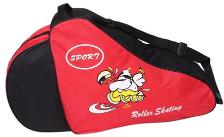 SUPVOX Borsa Per Pattini A Rotelle Da Ghiaccio Per Ragazzi E Ragazze Borsa A Tracolla Con Design A Cartoni Animati Custodia Per Riporre Le Scarpe