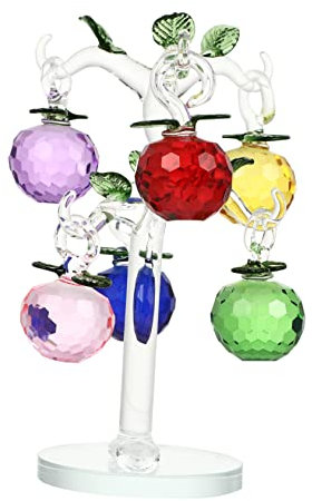 Ciieeo Einzigartiger Kristallbaum- Heimdekoration Zimmerdekoration Geldbaum-Ornament Für Zuhause Und Büro Zufällige Farbe