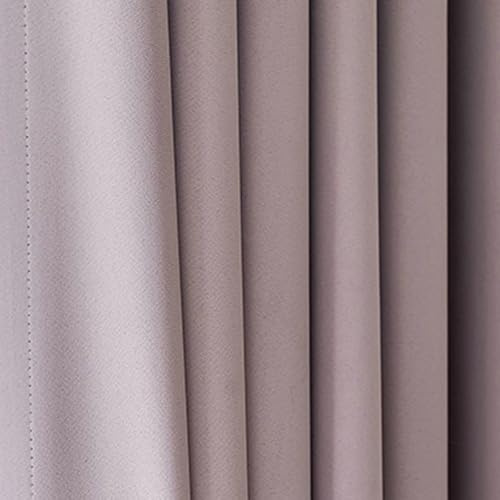 Tolldek Verdunkelungsvorhang Kinderzimmer 2er Pack, Ösen Vorhang Gardinen Abdunkeln Einfarbig, Polyester Lila Vorhänge Kinderzimmer Wohnzimmer Dekoschal für Schlafzimmer, B 137 x H 244cm