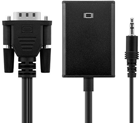 Unotec Adaptador VGA a HDMI con Audio