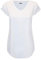 Fashion Star Womens Plain Stretchy Curved Hem Jersey T-Shirt White Plus Size (UK 16/18)