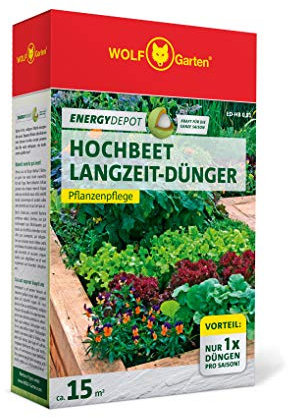 WOLF Garten - Energy Depot Hochbeet-Langzeitdünger ED-HB 0,81 (für ca. 15 m²/Jahr); 3877005