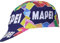 Vintage Team Radkappen - Anti Schweiß Caps | für Stand-Alone oder unter Helm | Team Jersey Caps Outdoor Caps Made in Italy, Mapei, Einheitsgröße-M