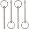 4 Stück Schnellspannstifte, Durchmesser 6,3 mm, Gesamtlänge 95 mm, Nutzlänge 76 mm, Voller 316er Edelstahl, Bimini Top Pin, Marine Hardware