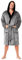 CityComfort Vestaglia Uomo Invernale, Vestaglia da Notte in Pile Morbida e Calda (Grigio, XL)