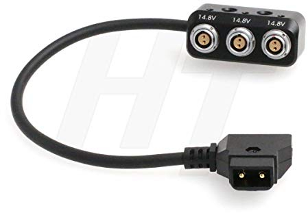 HangTon D-tap Stecker auf 3 x 0B 2-polige Buchse Power Splitter Kabelbox