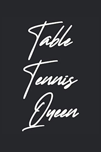 Table Tennis Queen sketchbook | notebook with 120 pages squared: Graph Paper Composition Notebook: Grid Paper, Quad Ruled, 120 pages Softcover (6x9 inch)