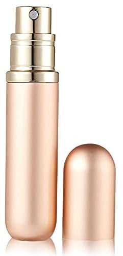 BRARIOS Perfume Atomiser Refillable, Travel Size Portable Atomiser Spray,Mini Empty Perfume Bottle,Leak Proof Cologne Dispenser for Women and Men,5ml(Y-Rose Gold)