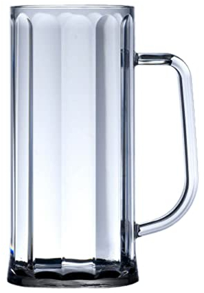 We Can Source It Ltd - Polycarbonate Plastic 2 Pint (40oz) German Beer Stein (4 PACK)