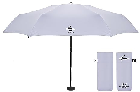 AMBRA Sturmfester Mini Reise-Regenschirm mit UV-Schutz