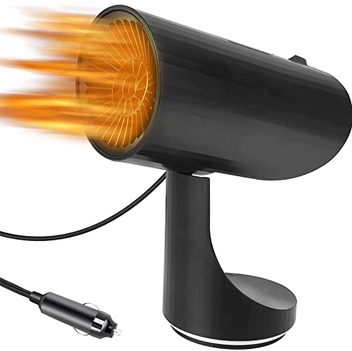 Auto Heizlüfter, 12v 150w Autoentfroster Tragbarer Auto Scheibenenteiser Heizlüfter, Winterauto-heizung Abtauen Fenster-entfeuchter Demister, Nutzung Als Pkw Scheibenenteiser Oder Lüfter