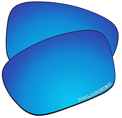EZReplace Verres de rechange pour lunettes de soleil Oakley Sliver OO9262 (verres polarisés), Polycarbonate bleu glacier mis à jour, taille unique