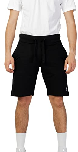 Sergio Tacchini Herren Noir Homme Short, Schwarz, L