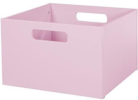 roba Aufbewahrungsbox für Kinder - Stauraum für Spielzeug - Aufbewahrungskiste für Kinderzimmer - Holz rosa