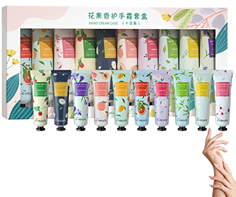 Mini Handcreme Set 10 Stück Pflanzenduft Handcreme Damen Handcreme Geschenkset Feuchtigkeitsspendende Handlotion Mini Handcreme Geschenkset Handpflegecreme Für Sehr Trockene Rissige Hände