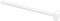 PIERCINGLINE PTFE Labret ohne Kugel Piercing Nase Ohr Lippe Transparent 1,6 x 32 mm