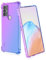 BORYA Silicone Case for TCL 30SE/TCL 305/TCL 306, Transparent Ultra Thin Shockproof Silky Soft Touch Premium TPU, Elegant Colorful Gradient Anti-Scratch Cover,Purple/Blue