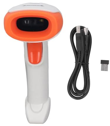 2,4 G Kabelloser Hand-Barcode-Scanner, 2D-Barcode-Leser-Scannerpistole, für Logistics Express