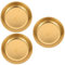 ABOOFAN 3St westliche Steakplatte edelstahlplatte edelstahlteller backofenbleche Vintage-Tablett Sushi- Rindfleisch Metallplatte Nussplatte Koreanisch Eisenplatte Rostfreier Stahl