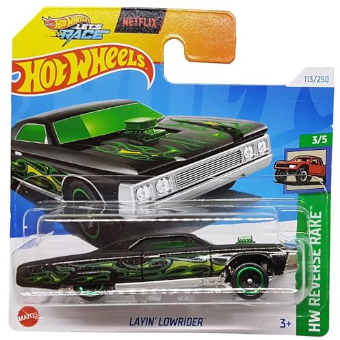 Hot Wheels - Layin´ Lowrider - HW Reverse Rake 3/5 - HTB91 - Short Card - Netflix - Let´s Race - Mattel 2024 - 1:64