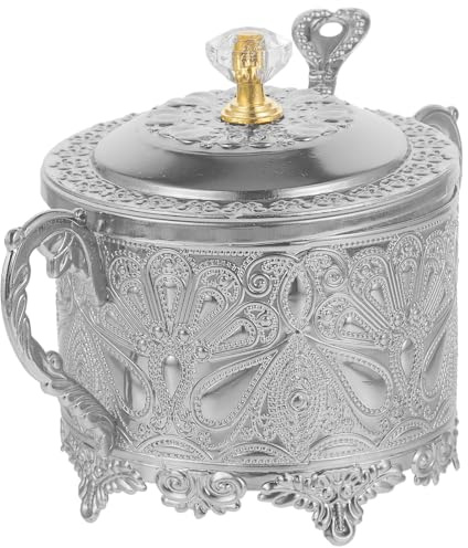 ABOOFAN Sucrier Turc Sucrier Avec Couvercle Et Cuillère En Pot D'assaisonnement Serveur De Sel Récipient À Condiments Pot De Bonbons Pour Sucre En Poudre