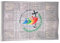 Bandera oficial del Jubileo de los Peregrinos de Esperanza 2025, 70 x 100 cm, impresión de la Puerta Santa de San Pedro, texto en latín