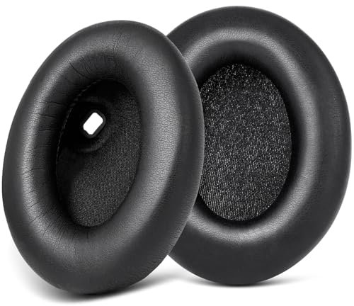 GEVO Earpads Ear Cushions for Sony WH-1000XM4 (WH1000XM4) Noise Canceling Headphones, Ear Pads with Noise Isolation Memory Foam (Black)