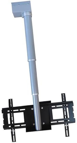 Support motorisé pour TV avec télécommande pour écran LED 26 70 pouces inclinable à 90° Support de plafond Couleur 70 cm