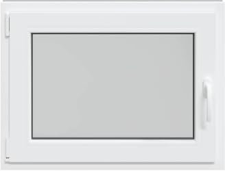 vidaXL Kellerfenster RISOR 80x50 cm Drehkipp DIN Links Anthrazit