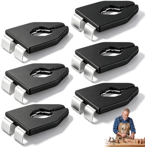 Shimeyao 6 Pcs End Hook for Chalk Line Boxes Chalk Line Anchor Hook Tool for Carpentry, Framing, and Home Renovation
