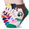 Yancos Sailor Moon Cute Cartoon Socken 6 Paar, Mehrfarbig, Einheitsgröße